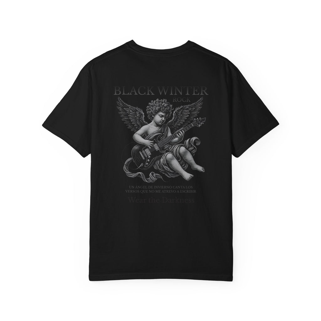 Black Winter Rock – Fallen Angel T-Shirt - versión 2
