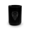 Taza Black Winter – Símbolo del Invierno— Gothic Coffee Cup
