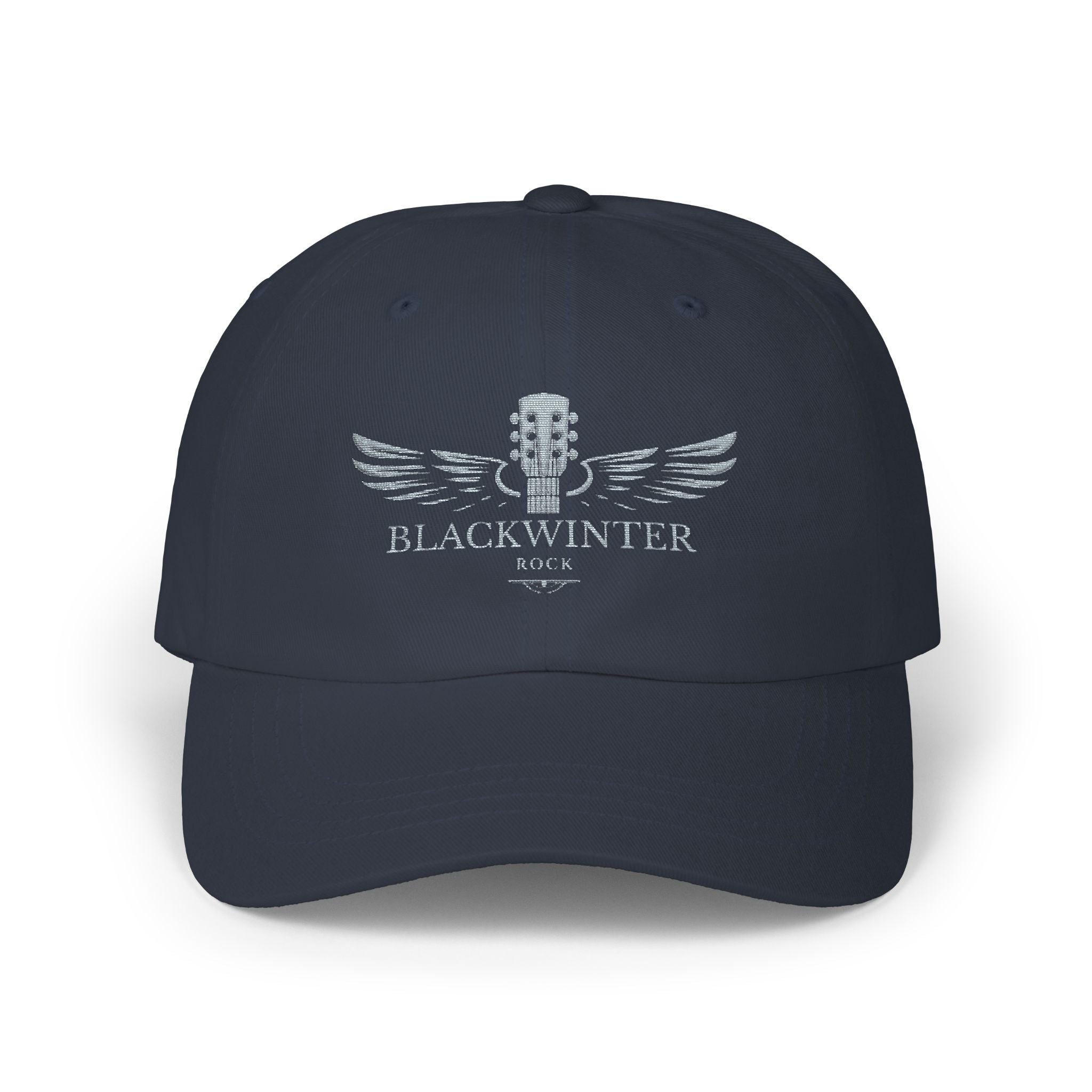Camo 'Black Winter Rock' Wing Logo Dad Cap