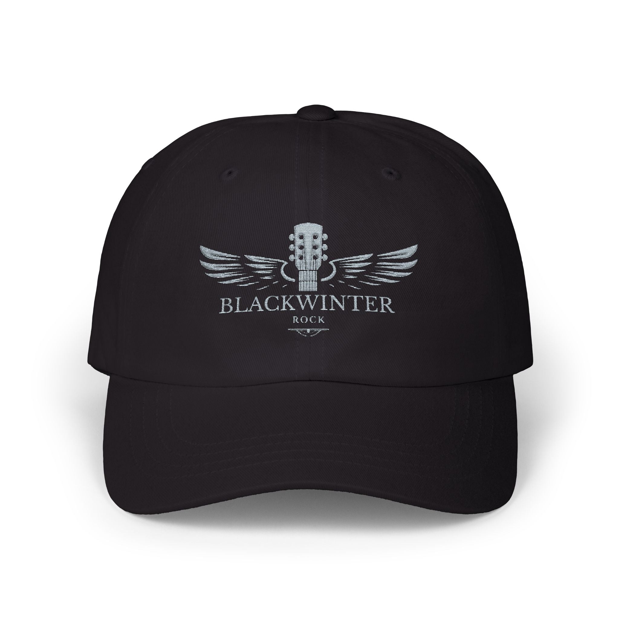 Camo 'Black Winter Rock' Wing Logo Dad Cap