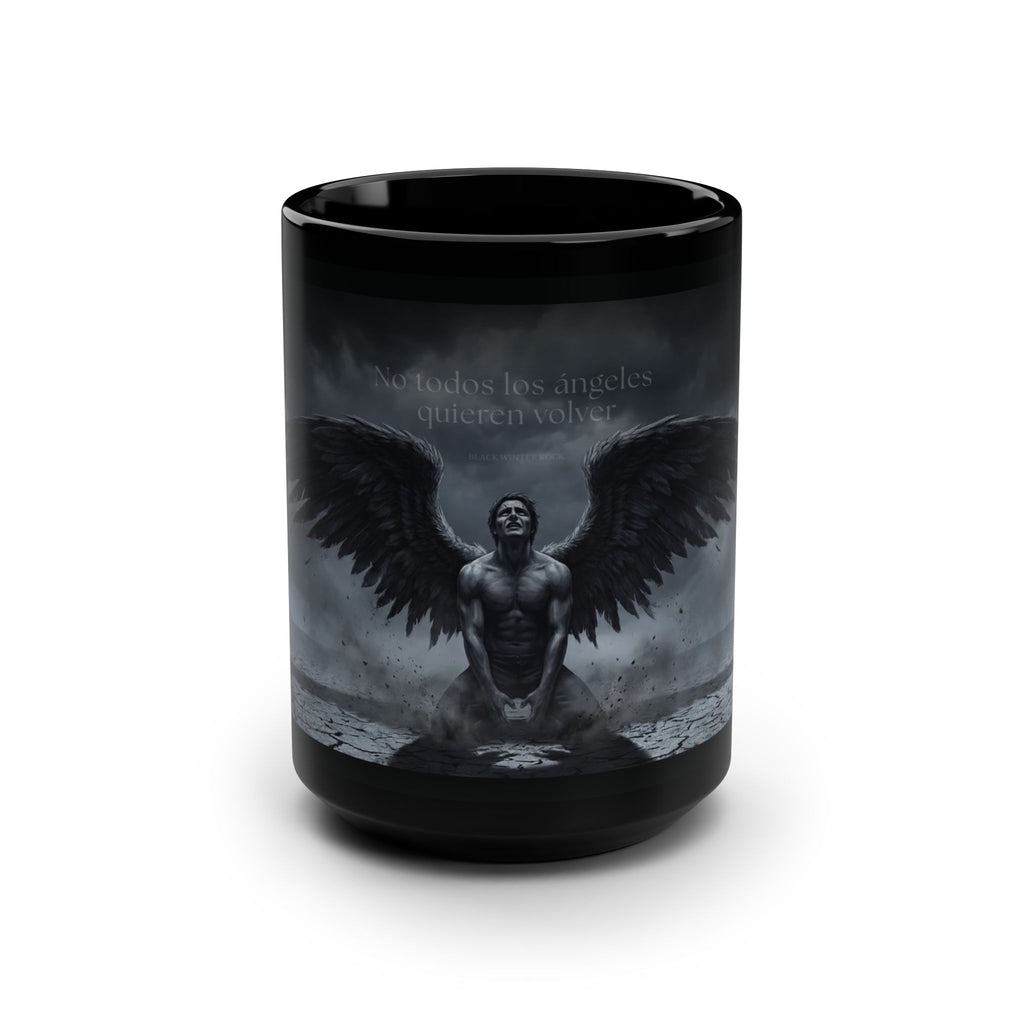 Taza Black Winter – No todos los ángeles quieren volver - Colección Personajes – Ángeles-