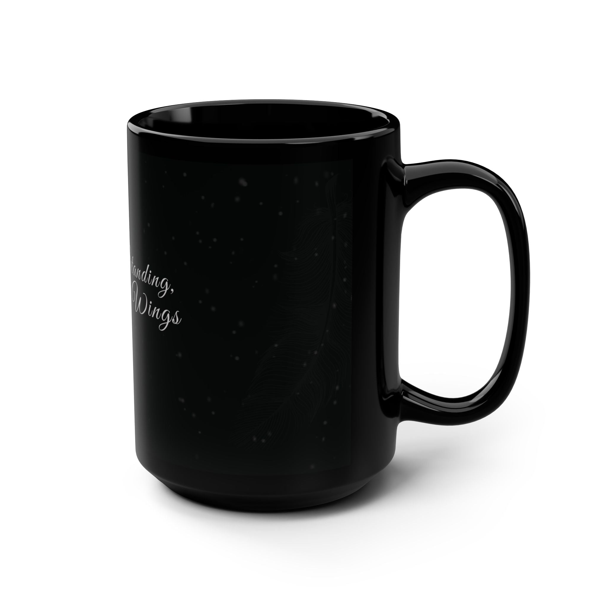 I'm Still Standing – Black Winter - 15oz Black Inspirational Mug