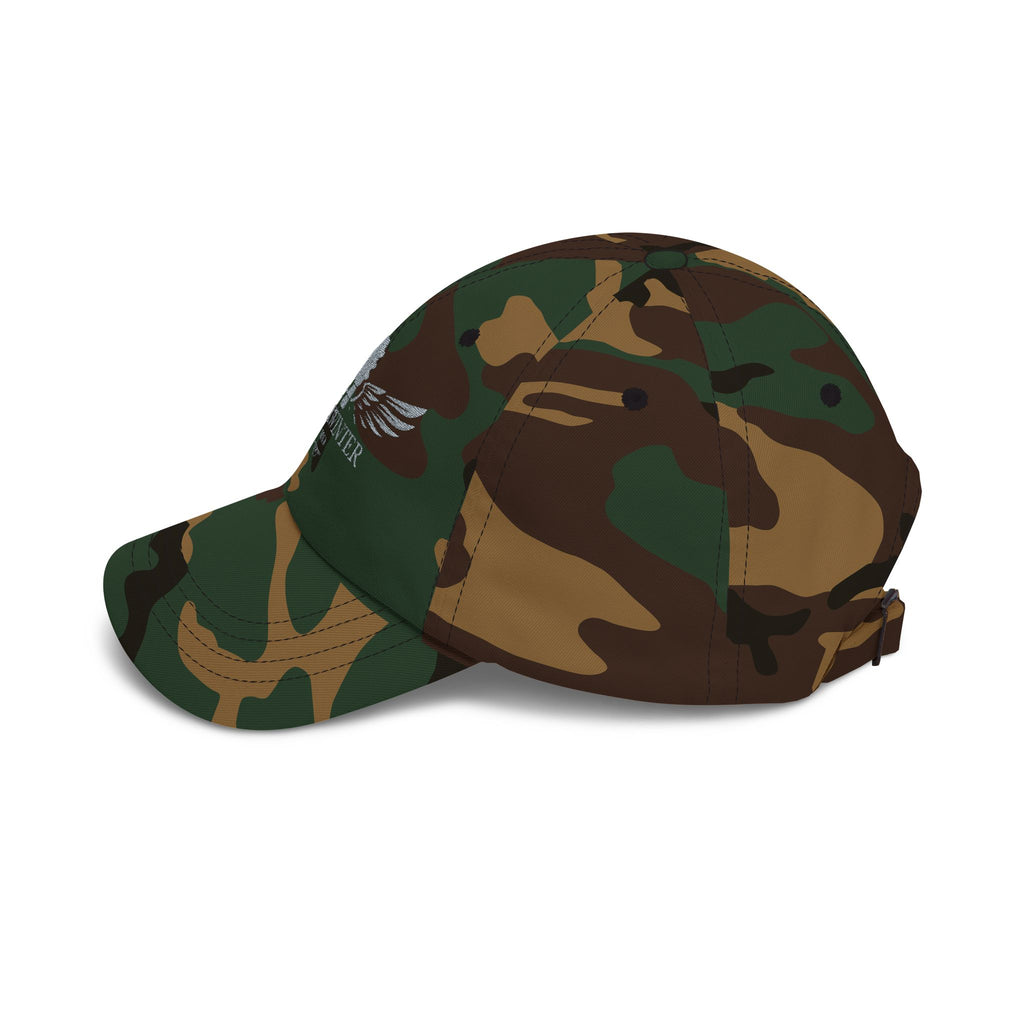 Camo 'Black Winter Rock' Wing Logo Dad Cap