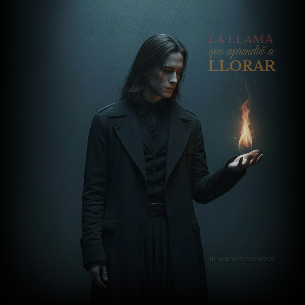 La Llama que Aprendió a Llorar – Balada Oscura sobre el Dolor que se Transforma en Luz | Black Winter Rock