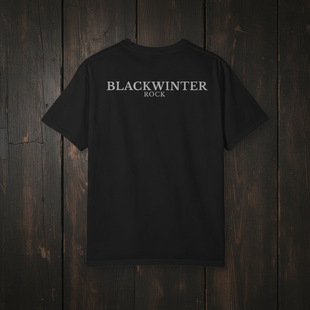 Camiseta con logo de Black Winter Rock