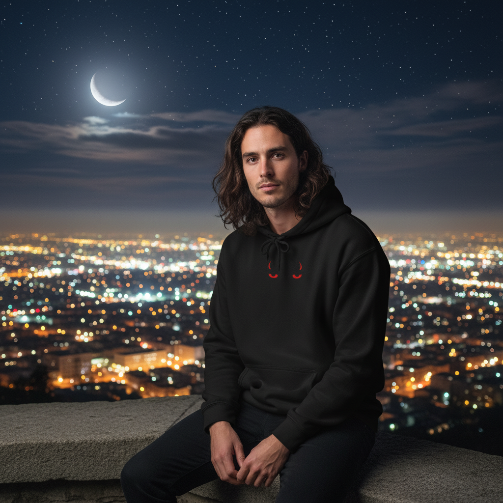 I Was Your Angel Now I Am a Demon Hoodie – Dark Streetwear Graphic Hoodie | Minimal Gothic Aesthetic